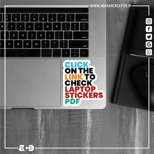 Laptop Stickers – Laptop Decal, Motivational Sticker, Positivity Quote