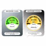 Round Parking Stickers